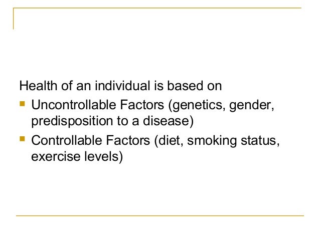 Human Genetics and Health Human Genetics and Health